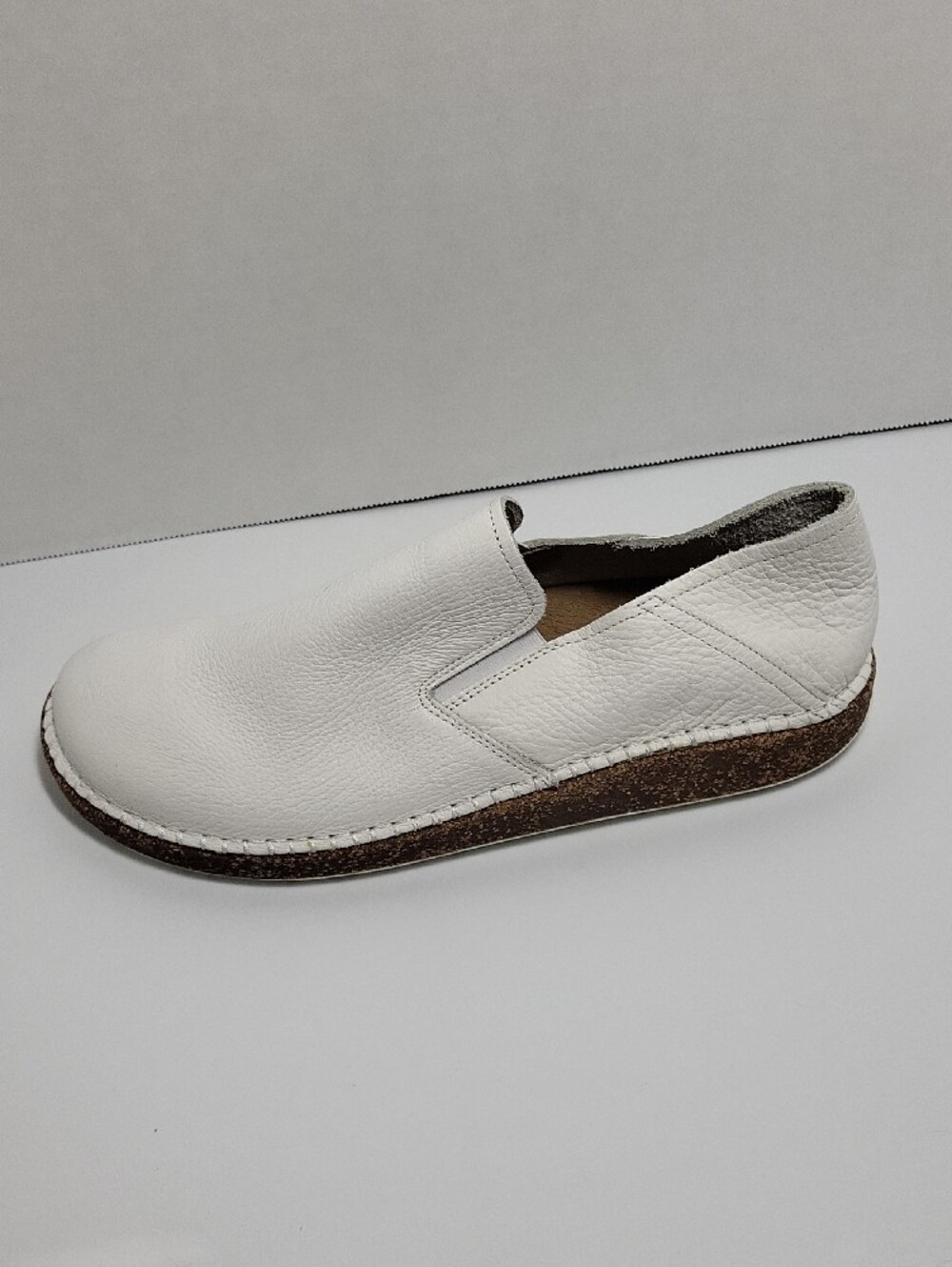 Birkenstock Callan White Leather Slip-On Unisex Loafers US Size Womens 10 Mens 8 - Picture 5 of 9